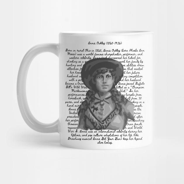 Annie Oakley Portrait and Quote by Slightly Unhinged